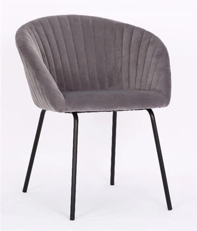 Kursi Konferensi Restoran Perjamuan Beludru Abu-abu